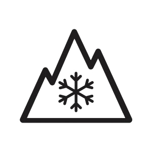 Logo that designates 3 Peak Mountain Snow Flake certified tyres