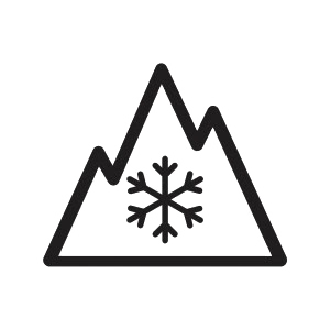Logo that designates 3 Peak Mountain Snow Flake certified tyres